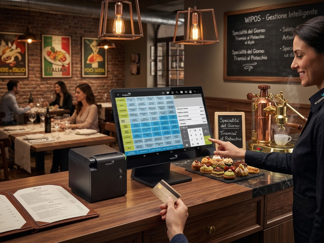 Wycash 2600 con stampante Dado RT e gestionale Wycash Pro
